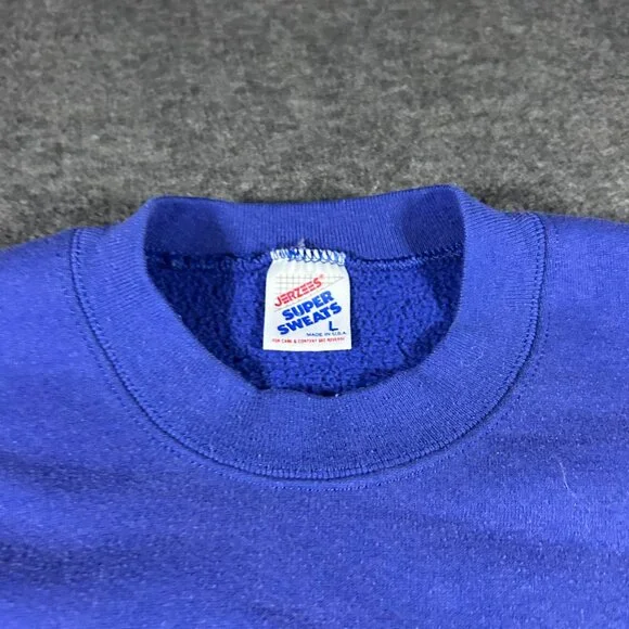 Vintage 90s Alaska Crewneck Sweatshirt Adult L Pullover Moon Polar Bears USA - Picture 13 of 13